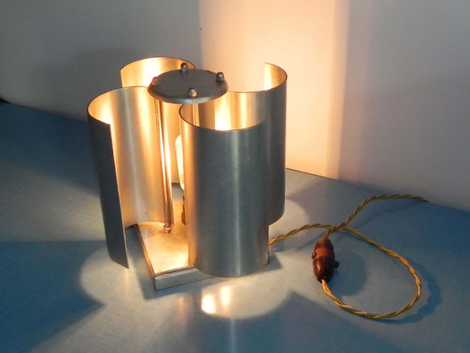 Modernist lamp aluminium UAM salomon