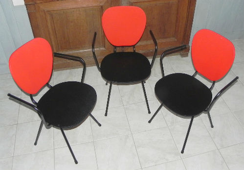 Chaises années 50 création Rossi